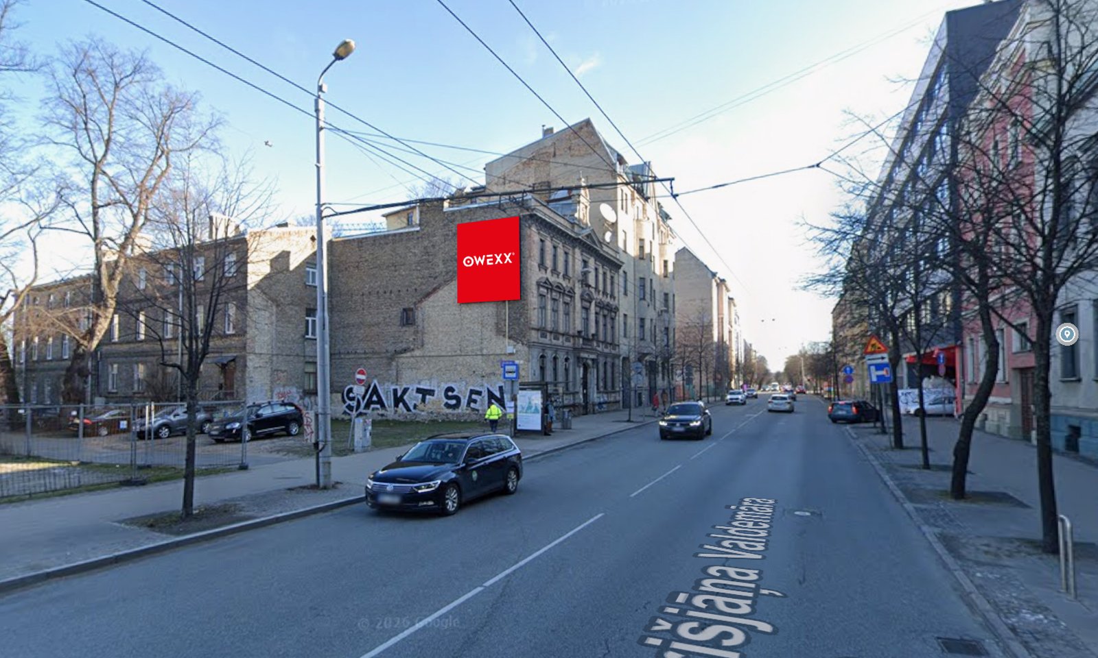 Ekranas – Kr. Valdemara iela 51 — Vertikalus ekranas Ryga