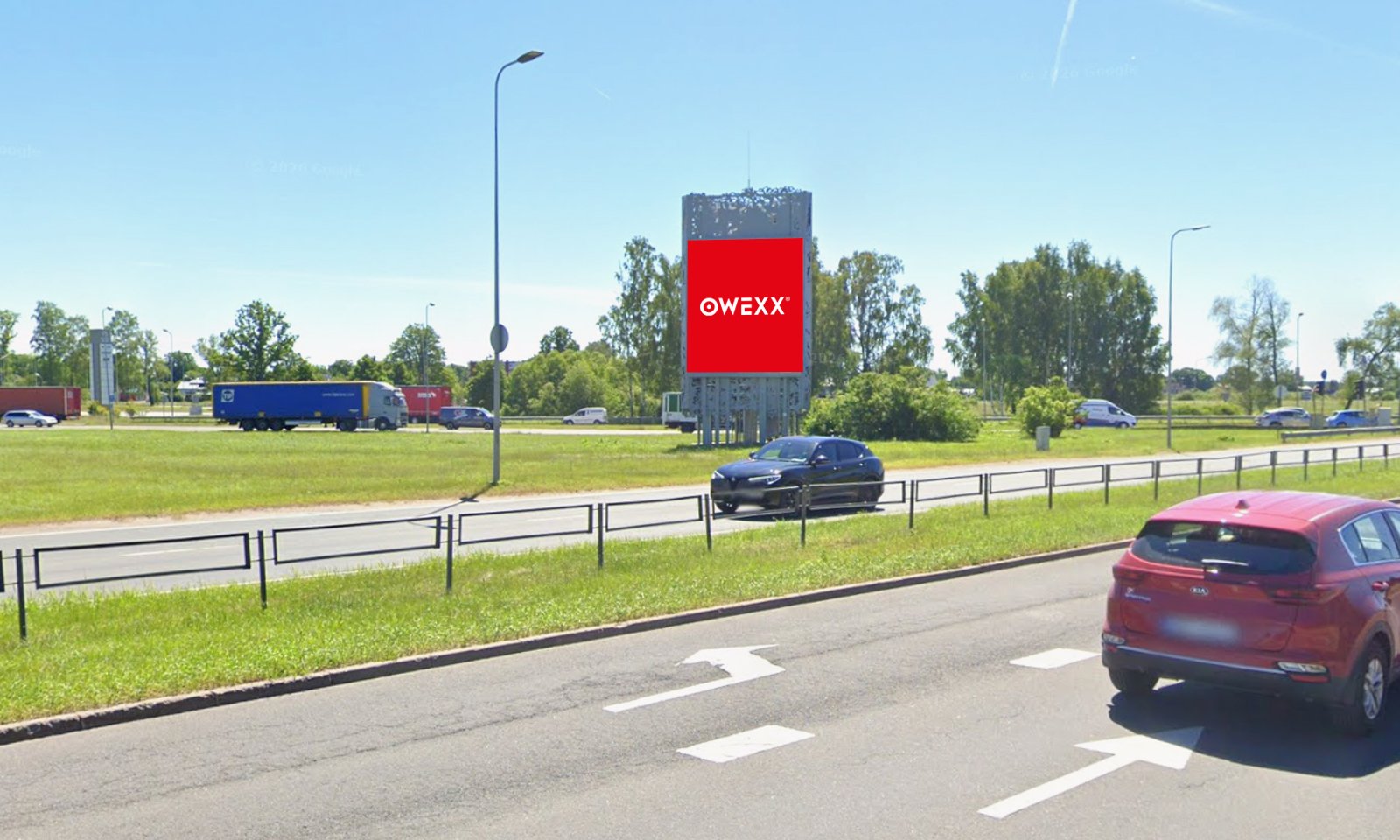 Ekranas – K. Ulmana I — Vertikalus ekranas Ryga