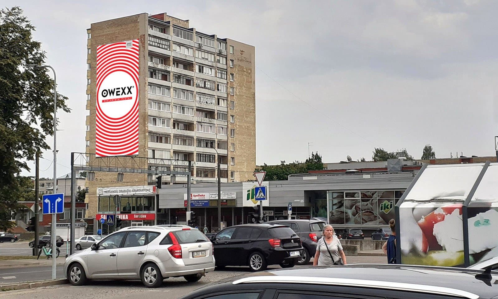 Reklamos stendas Savanorių pr., šalia "hyper Maxima", Kaunas