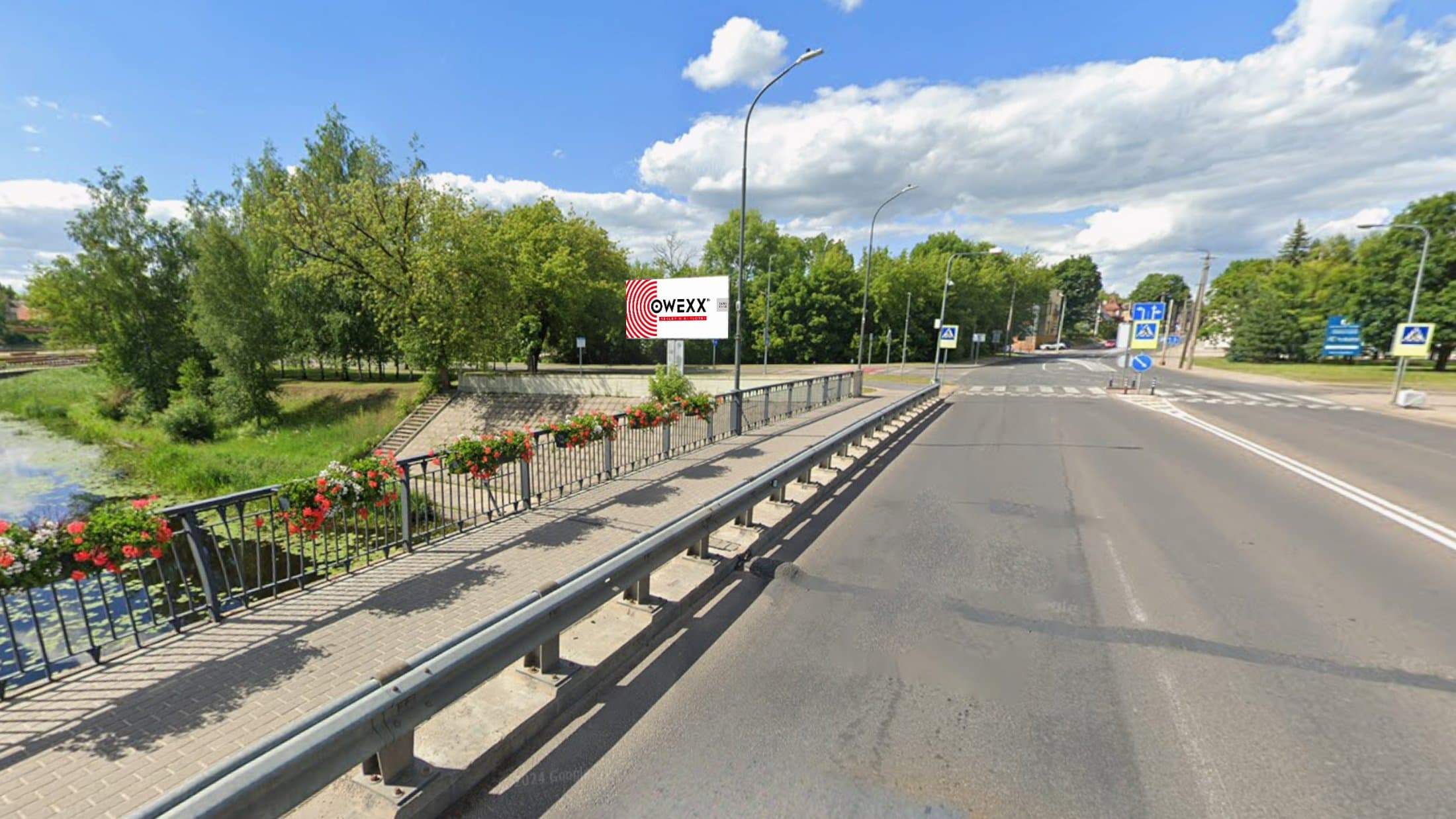 Reklamos stendas – Smėlynės - Jakšto g. (prie tilto, link Smėlynės), Panevėžys