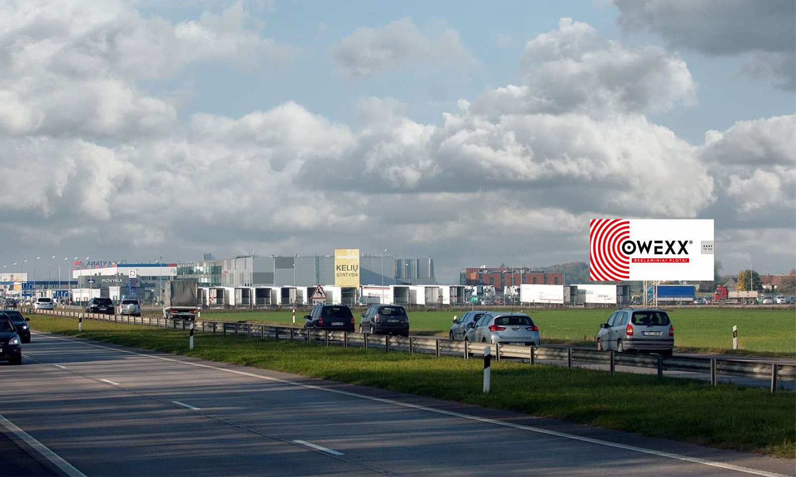 Automagistralė A1, Kaunas - Klaipėda (dešinėje pusėje), 1 km iki Klaipėdos