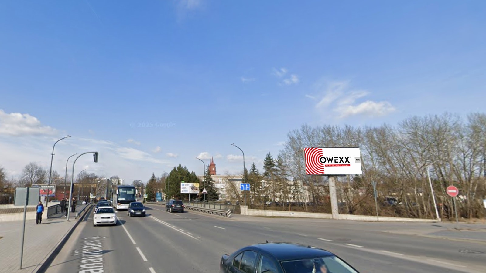 Basanavičiaus g., kohti Smėlynės g., Panevėžys — Mainosteline Panevėžys