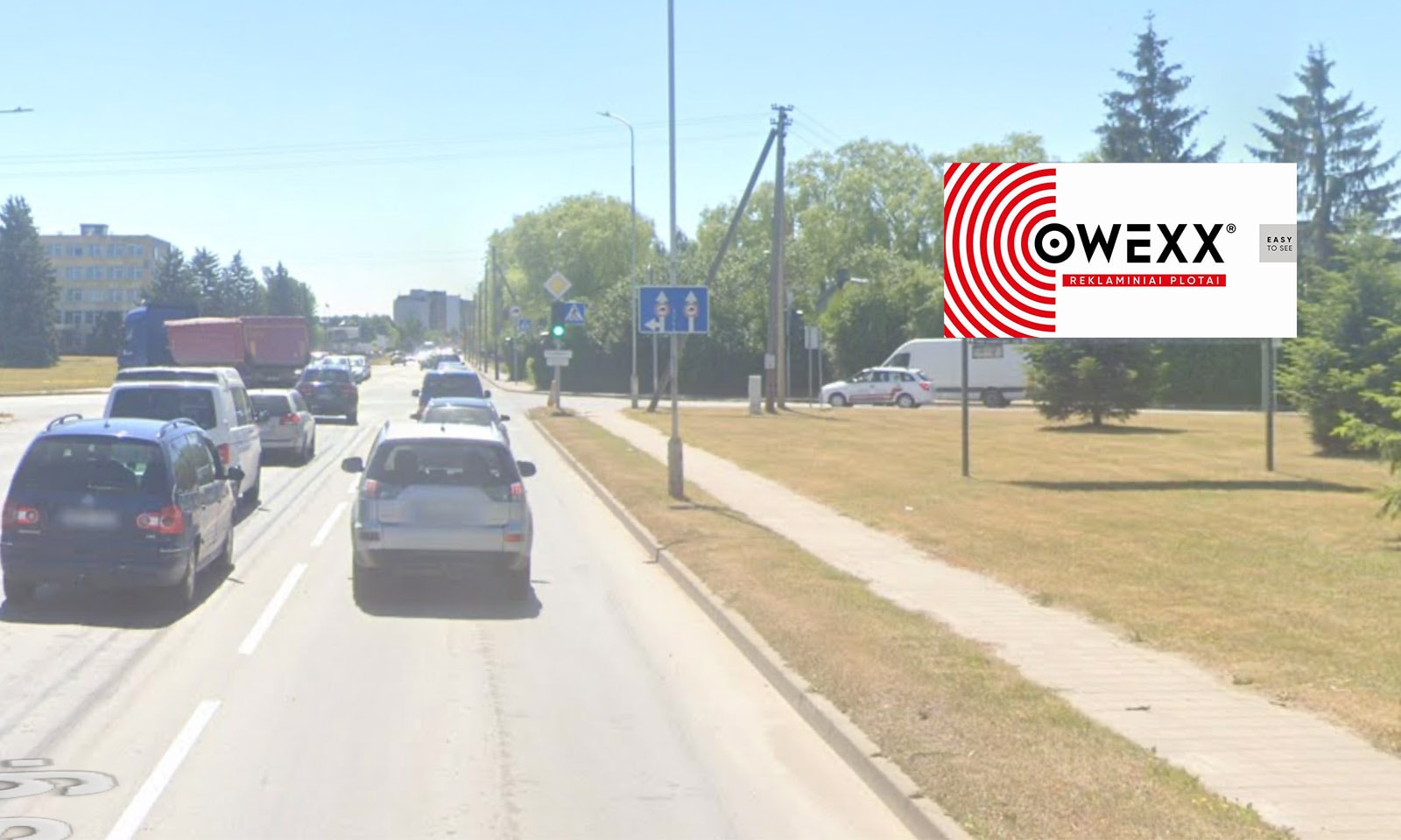Kauno g., Marijampolė — Mainosteline Marijampolė
