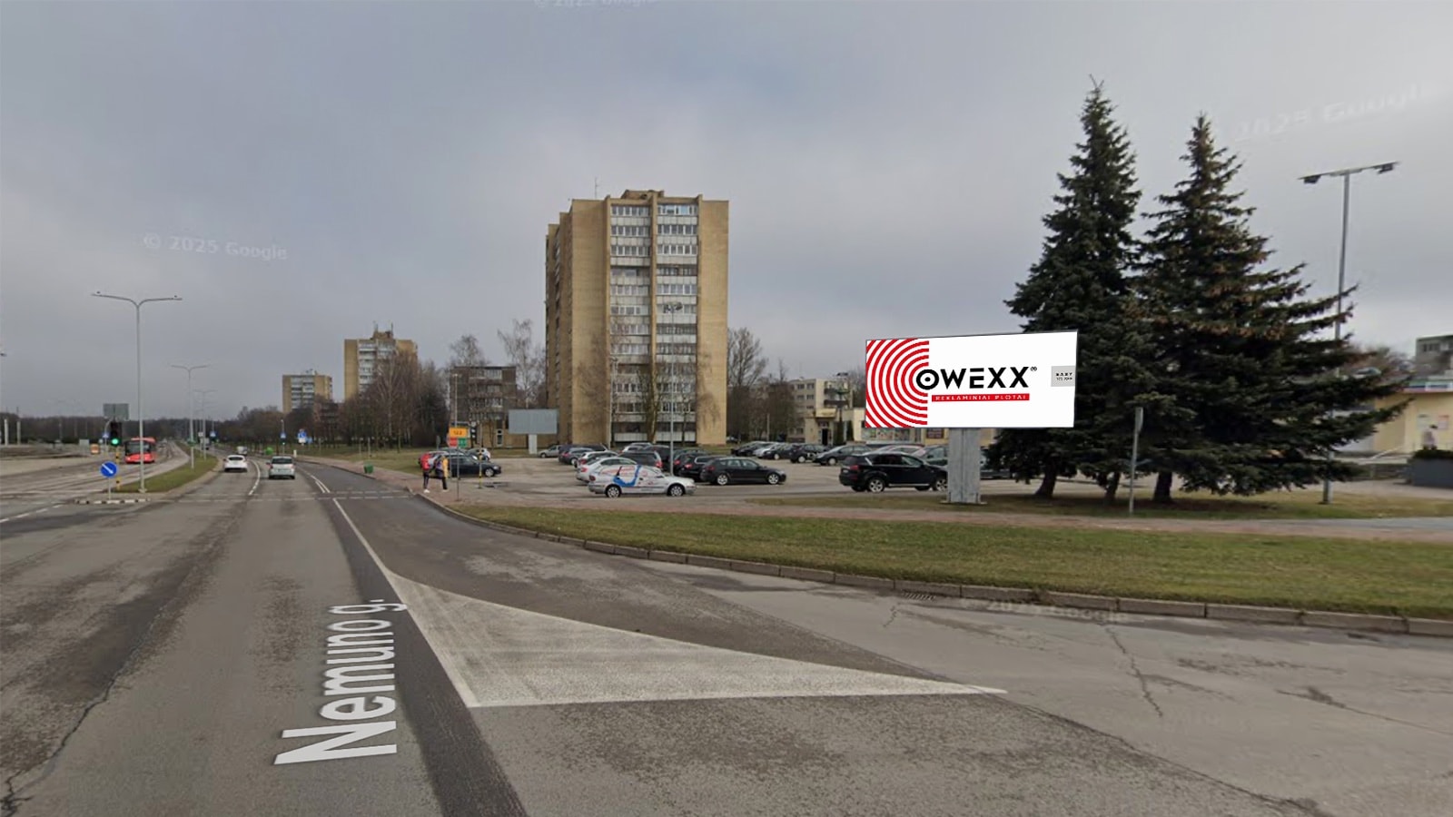 Nemuno g. ja Parko g. risteys, Panevėžys — Mainosteline Panevėžys