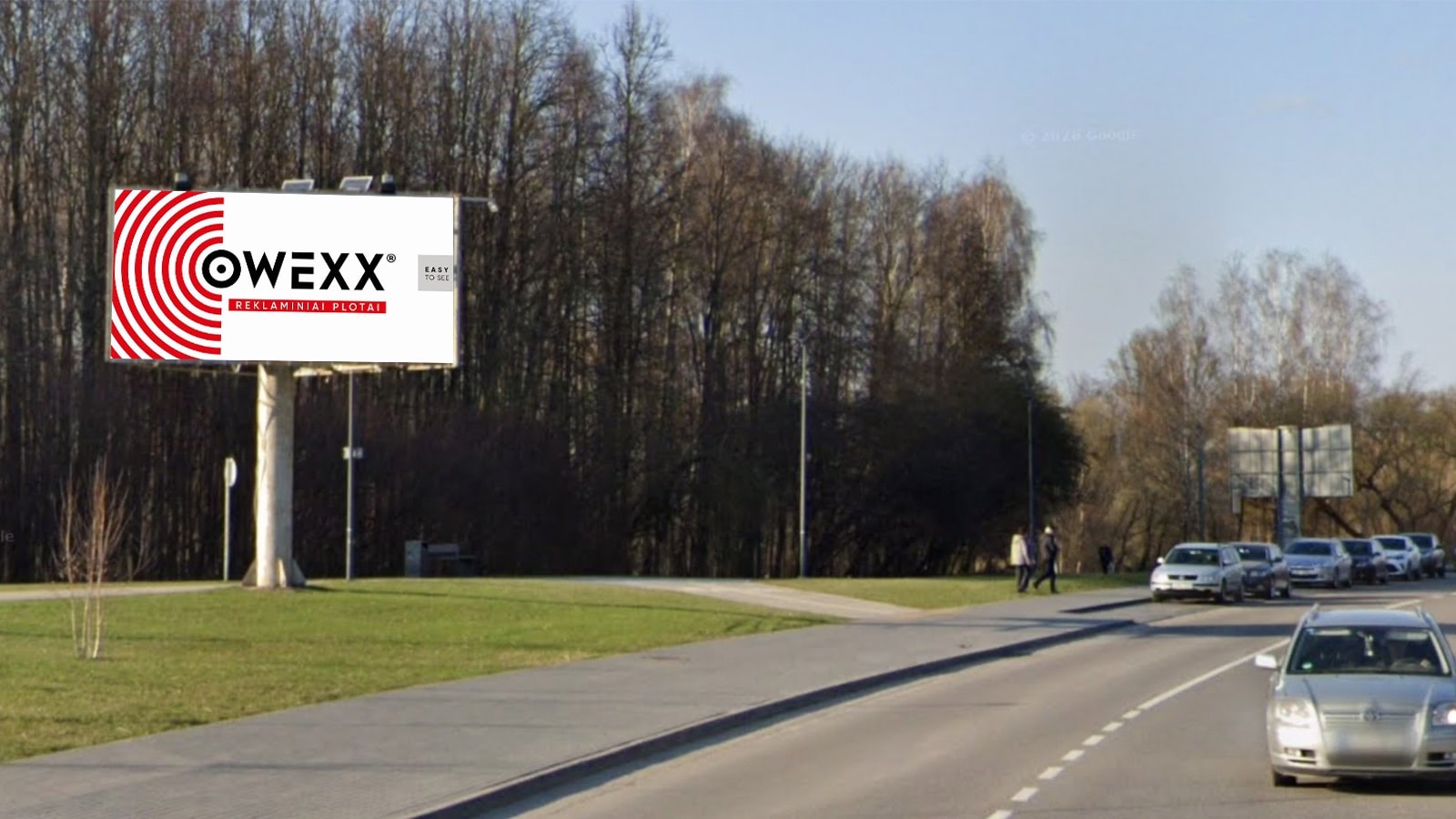 Nemuno g. ja Taikos al. risteys, Cido-areenalta, Panevėžys — Mainosteline Panevėžys