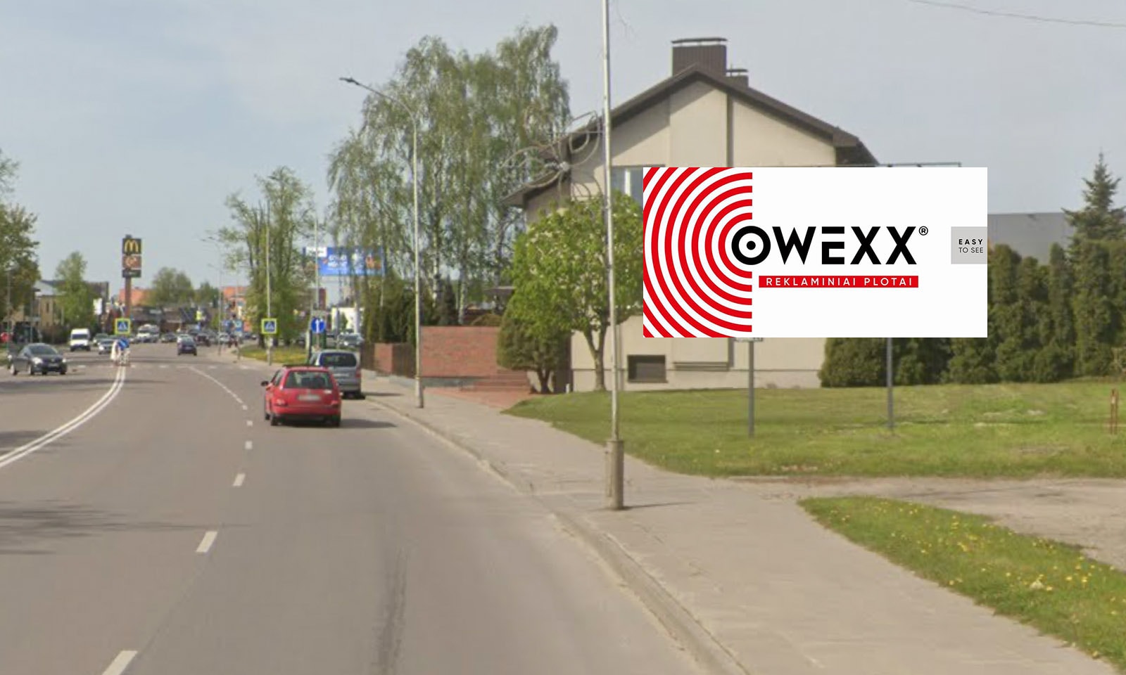 V. Kudirkos g., Marijampolė — Mainosteline Marijampolė
