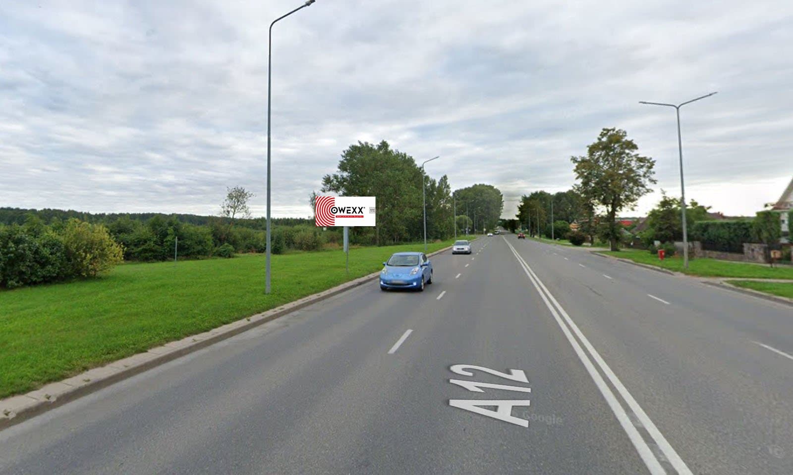 Reklamos stendas Tilžės g., kelias Šiauliai–Ryga, Šiauliai