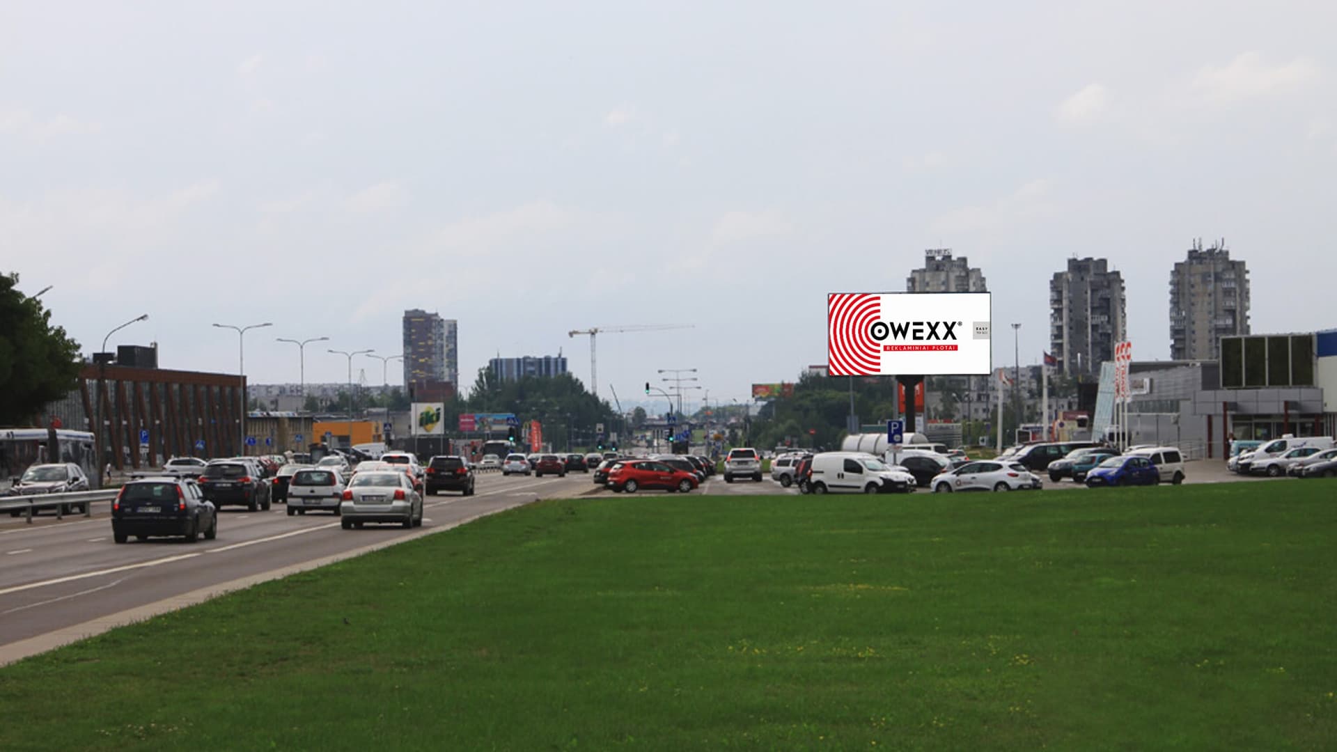 Reklamos stendas – Ukmergės g. 248, Vilnius