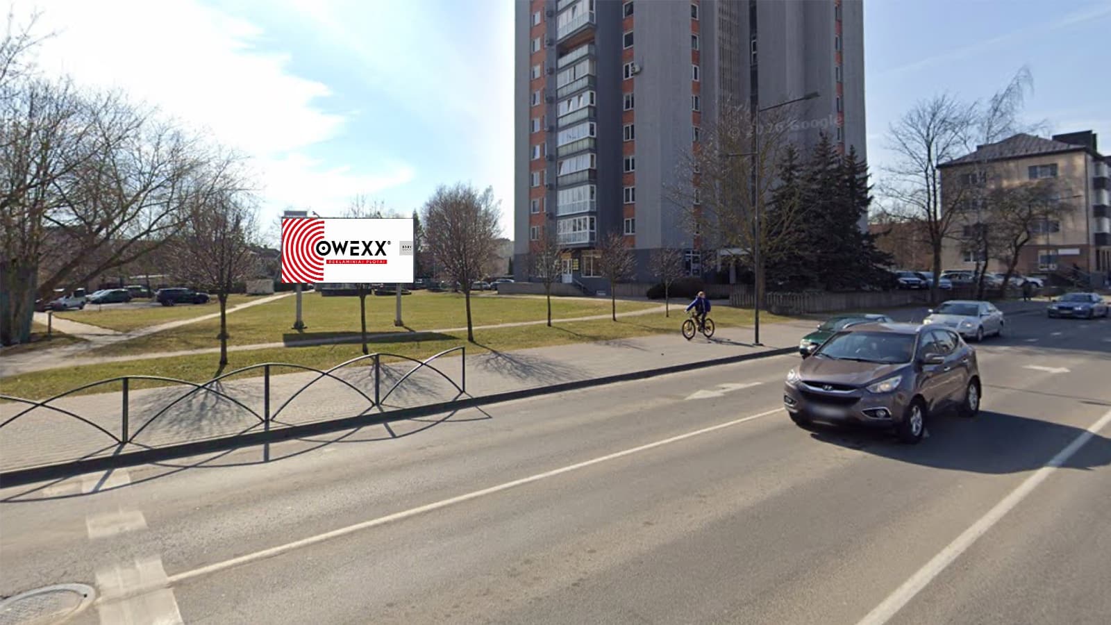 Reklamos stendas Vilniaus g. ir J. Basanavičiaus g. sankryža, Panevėžys