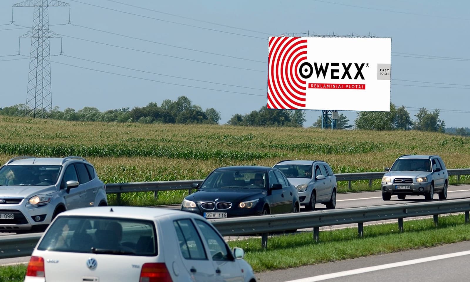 Reklamos stendas Automagistralė A1, Vilnius - Kaunas (kairėje pusėje), 76.7 km nuo Vilniaus