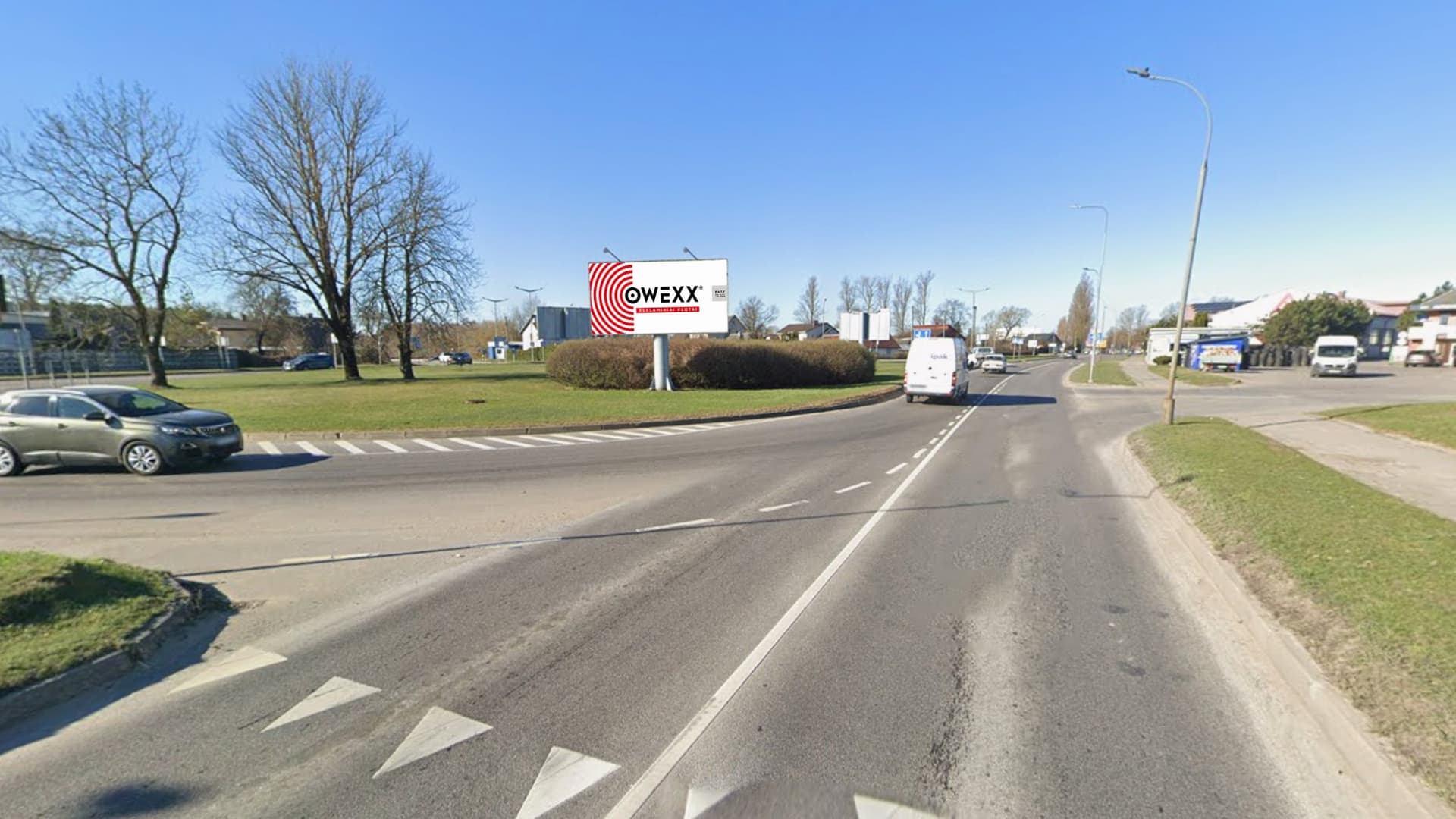 Reklamni pano – Kružni tok (iz ulice Kerbedžio), Panevėžys