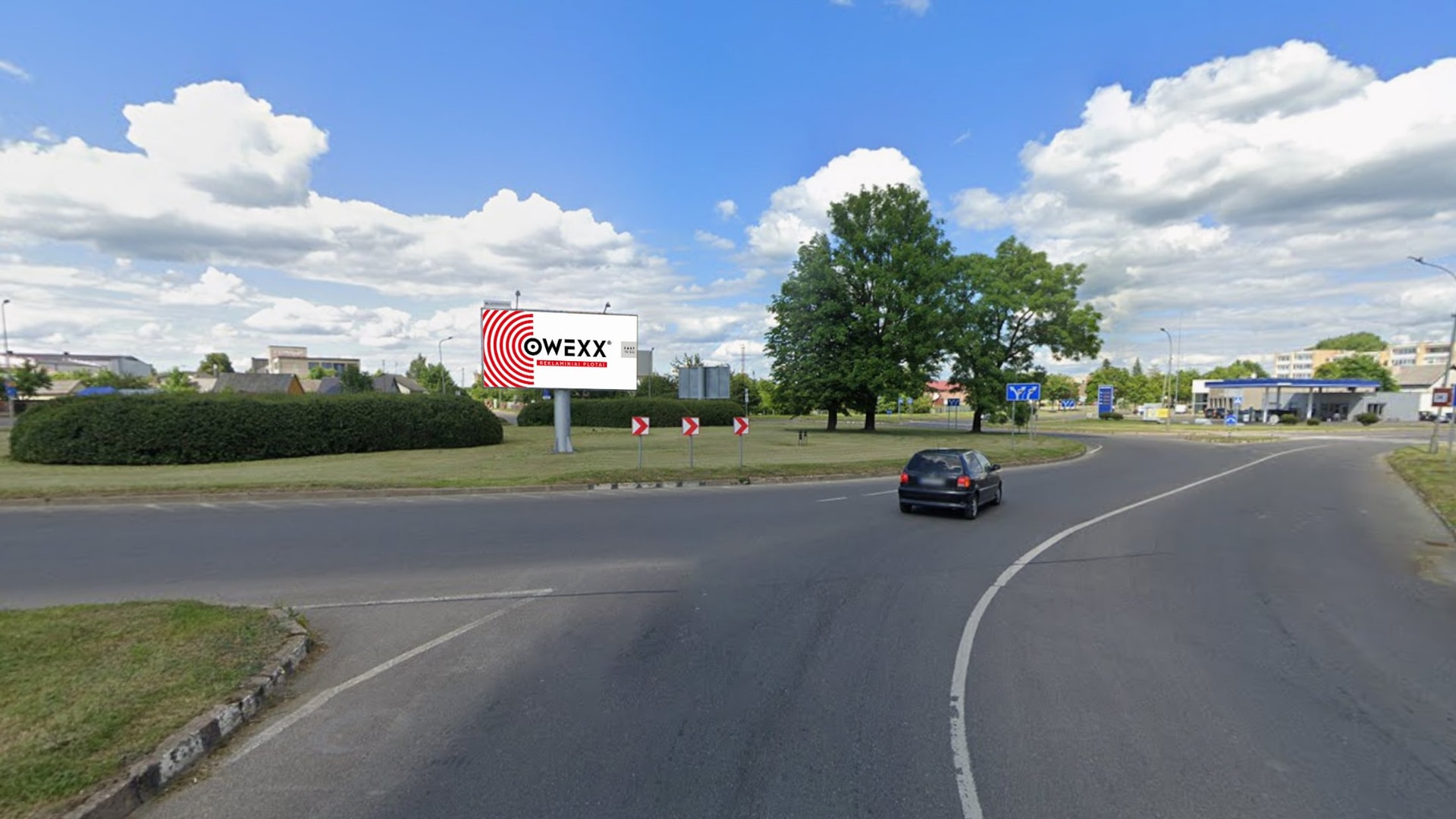 Reclamebord – Žiedas (vanaf Nemuno g.), Panevėžys — Reclamebord Panevėžys