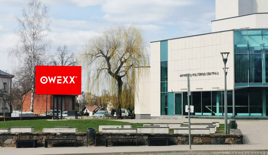 Ekranas – Anykščiai — LED lauko ekranas Anykščiai