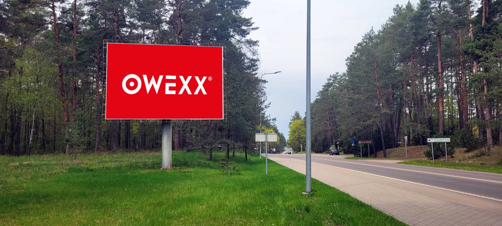 Reklamos stendas – M.K. Čiurlionio g., Druskininkai