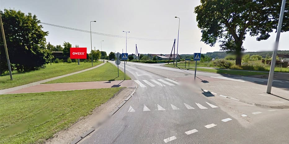 Reklamos stendas – Taurostos g., (prie įvažiavimo į Jonavą), Jonava — Reklamos stendas Jonava