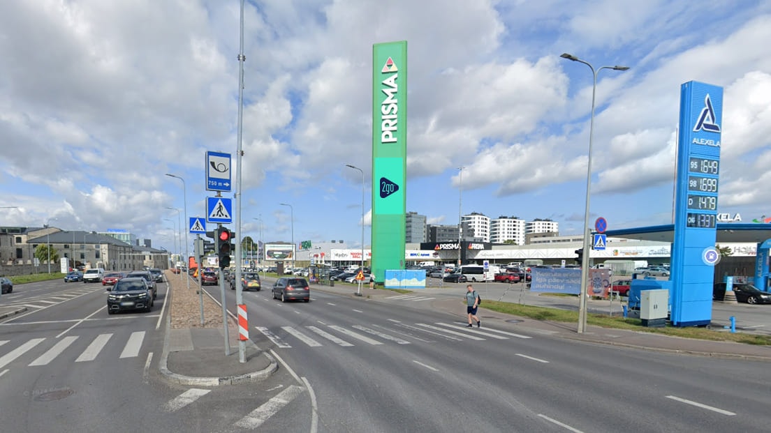 Obrazovka „Sikupilli“, Tallinn — Vertikální obrazovka Talinas