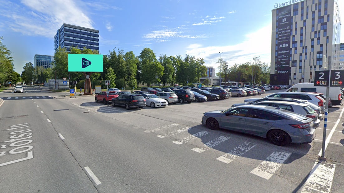Ekran „Ulemiste City“, Tallinn — LED vanjski ekran Talinas