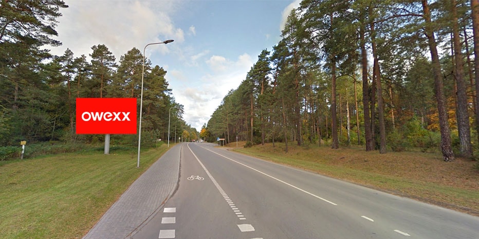 M. K. Čiurlionio g., Druskininkai — Reclamebord Druskininkai