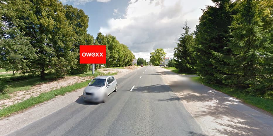 Reklamni pano Pasvalio g., Biržai