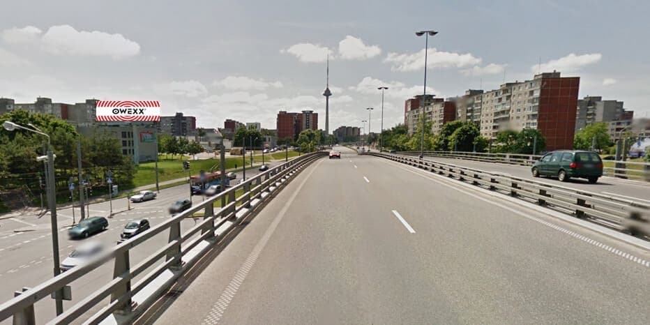 Laisvės pr. ir A. J. Povilaičio g. sankryža, link Lazdynų, Vilnius
