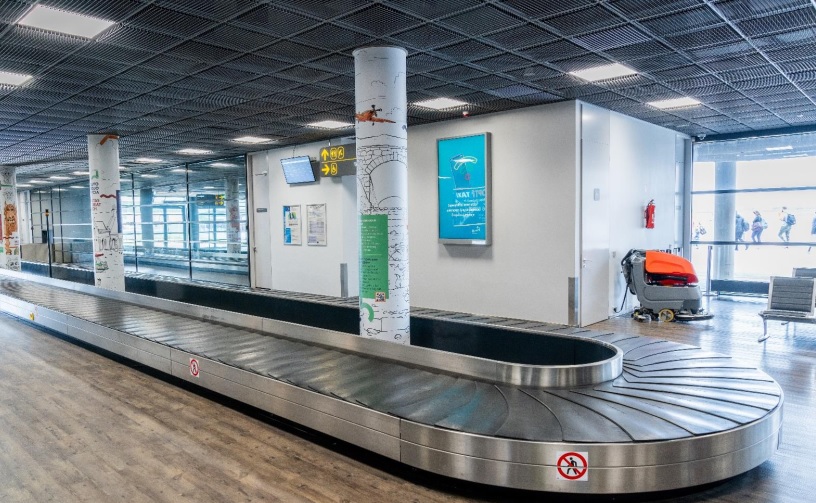 Reklameramme om bagage — Kaunas Lufthavn