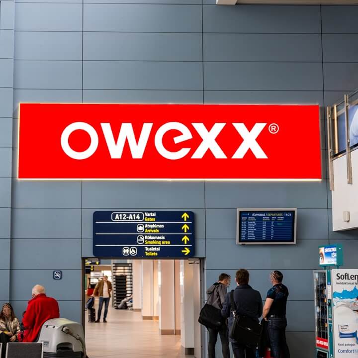 Light box ORV 4 — Vilnius Airport
