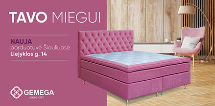 Gemega – miegamojo baldai