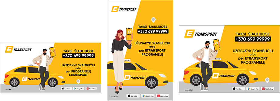 Reklaminė kampanija E-Transport