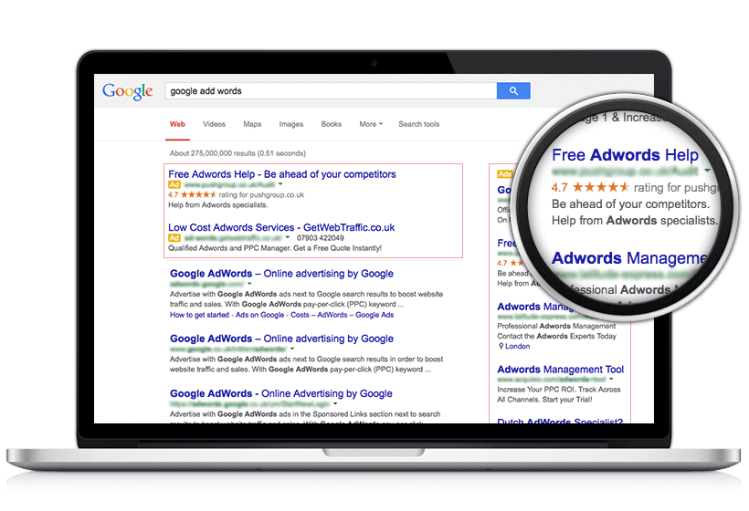 „Google AdWords“ reklama