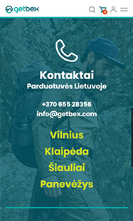 Sukurtas interneto puslapis pritaikytas išmaniesiems mobiliesiems telefonams