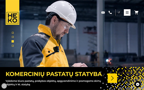 Atliktas elektroninės parduotuvės kūrimas