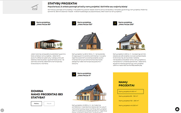 Sukurta elektroninė parduotuvė