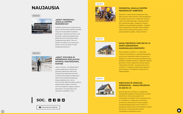 Sukurta elektroninė parduotuvė