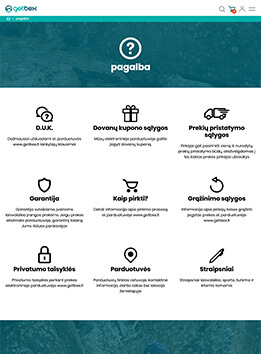 Sukurtas interneto puslapis pritaikytas planšetiniams kompiuteriams