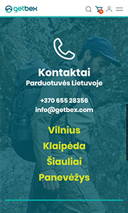Sukurtas interneto puslapis pritaikytas išmaniesiems mobiliesiems telefonams