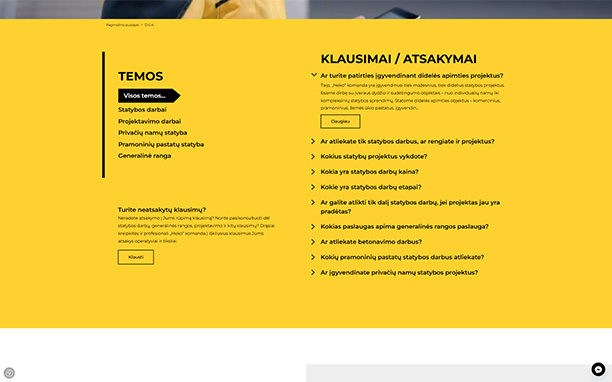 Sukurta elektroninė parduotuvė