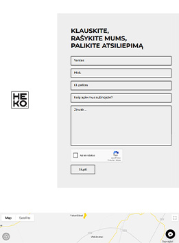 Sukurta elektroninė parduotuvė pritaikyta planšetiniams kompiuteriams